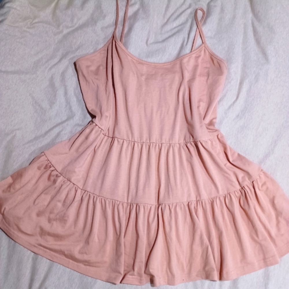 **DONATED**NO LONGER AVAIL** Pastel Pink Baby doll Top - Picture 1 of 3